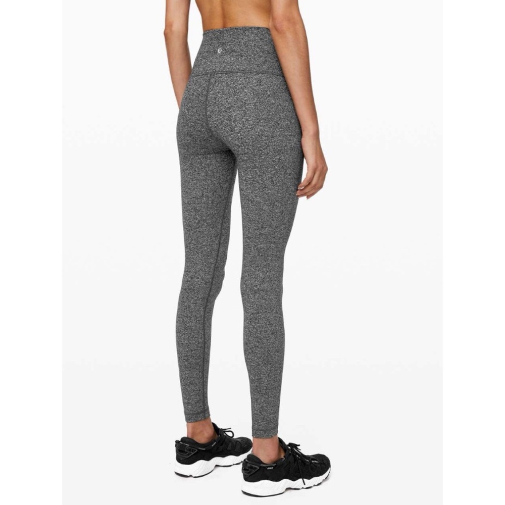 Lululemon Wunder Under High-Rise Tight 28” heathered black 8.